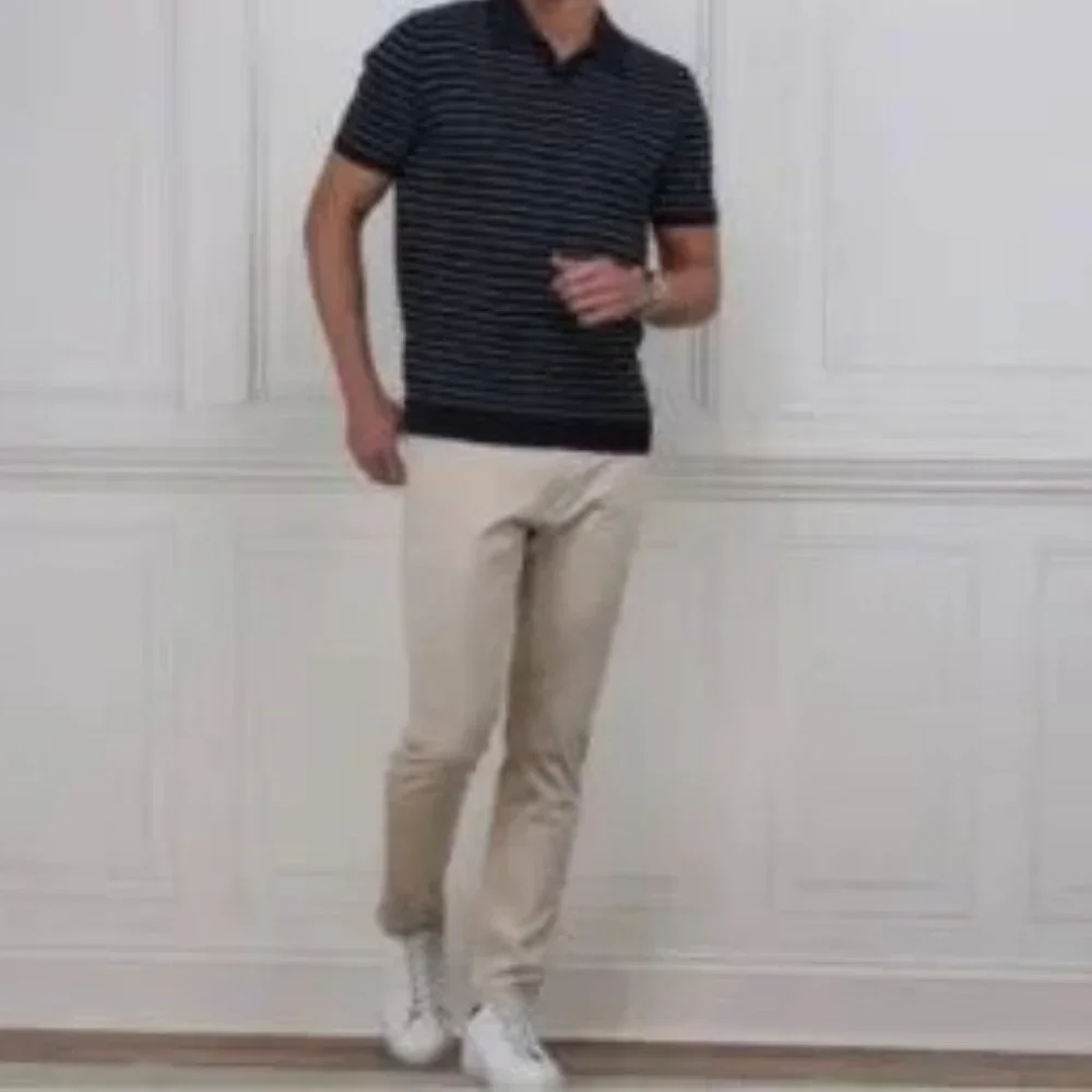 Collars‎ & Co Men's CEO Tech Pull On Stretch Trouser Pants, Stone